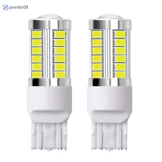 Jen หลอดไฟเลี้ยว ไฟอ่านหนังสือ LED 7443-33smd-5730 สําหรับรถยนต์ 2 ชิ้น