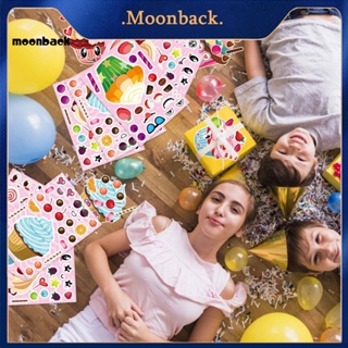 &lt;moonback&gt; สติกเกอร์ ลายการ์ตูนสัตว์ทะเล ไอศกรีมน่ารัก งานฝีมือ Diy สําหรับติดตกแต่งแล็ปท็อป จักรยาน 24 ชิ้น