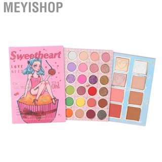 Meyishop Eye Makeup Palette  32 Colors Eyeshadow Makeup Palette Safe Harmless Soft Smoothing  Texture for Facial Contouring Makeup