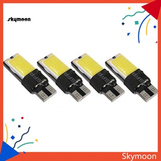 Skym* หลอดไฟ LED T10 6W สว่างมาก สําหรับติดรถยนต์ 4 ชิ้น