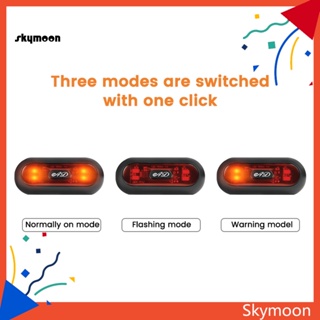 Skym* ไฟท้ายหมวกกันน็อค LED 3 โหมด ใช้ซ้ําได้ สําหรับขี่จักรยาน