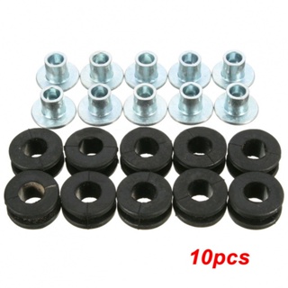 ⚡NEW 8⚡Rubber grommets Shock absorber bushing 10PCS pack Motorcycle Washer Bolt