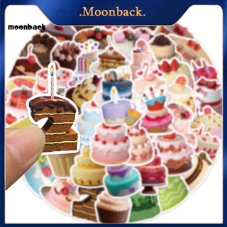 &lt;moonback&gt; สติกเกอร์ ลายกระบองเพชร ติดทนนาน สําหรับตกแต่งสมุดภาพ เครื่องเขียน DIY 50 ชิ้น