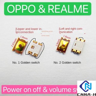 สวิตช์ปุ่มเปิดปิด และเปิด ปิด และปรับระดับเสียง สําหรับ Oppo Realme 10-50 ชิ้น