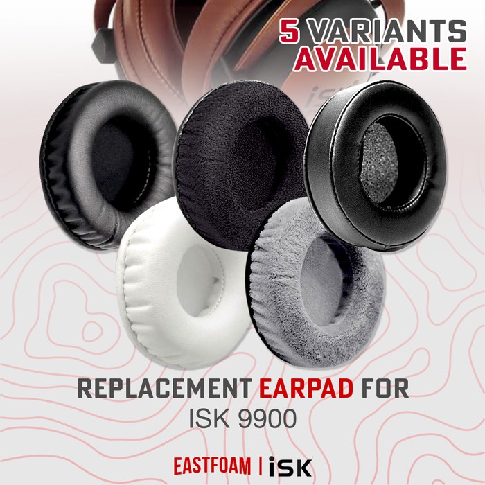 แผ่นรองหูฟัง Earpad Earcup ISK HP-580 HP 580 HP580 แผ่นโฟม