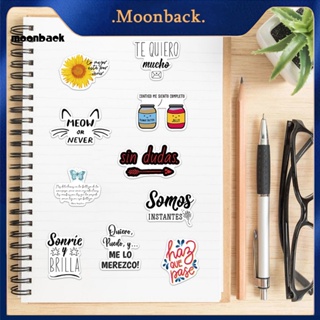 &lt;moonback&gt; สติกเกอร์ ลายกราฟฟิติ หลายรูปแบบ สําหรับติดตกแต่งผนัง ตู้เย็น สเก็ตบอร์ด DIY 50 ชิ้น