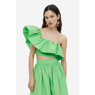 H&amp;M  Woman Flounced one-shoulder top 1162514_1