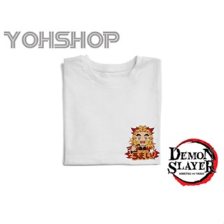 Anime Shirt | Demon Slayer : Kimetsu no Yaiba TShirt | Kyojuro Rengoku Chibi Shirt_03