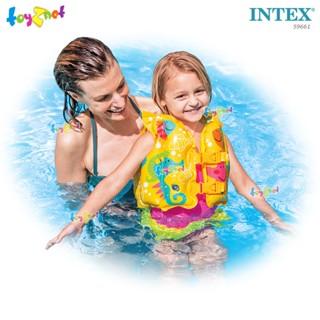 อุปกรณ์ว่ายน้ำ  เล่นน้ำ Intex เสื้อชูชีพลายเพื่อนสัตว์ทะเล 41x30 ซม. รุ่น 59661