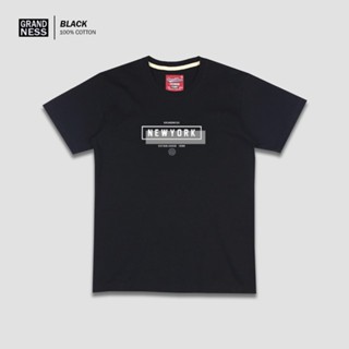 Grandness เสื้อยืดลายกราฟิก รุ่น GN115  ( Black )_01