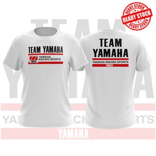 [Ready Stock] Cotton 100% Baju Motor Yamaha Racing Sports Team Yamaha Motocycle T Shirt_03