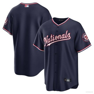 Jay 2023 เสื้อคาร์ดิแกนเบสบอล เสื้อกีฬา พลัสไซซ์ ลาย MLB Washington Nationals