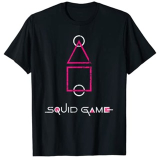 Halloween Horor Costume Gamer Clothing Korean Drama Squid Game Villa Phone Clothes Men Mens And Cotton Tshirts_01