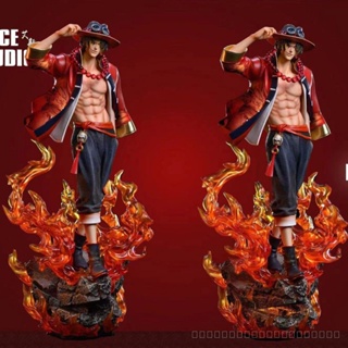 ((พร้อมส่ง) โมเดลฟิกเกอร์ the Third Eye Wanted to Return to the Sea Republic of China Style Ace One Piece Limited gk REPG