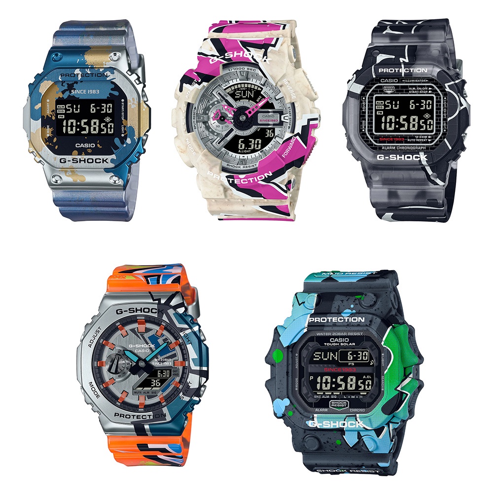 Casio G-Shock นาฬิกาข้อมือผู้ชาย รุ่นGA-110SS,GA-110SS-1A,GM-2100SS,GM-2100SS-1A,DW-5000SS,DW-5000SS-1,GX-56SS,GX-56SS-1
