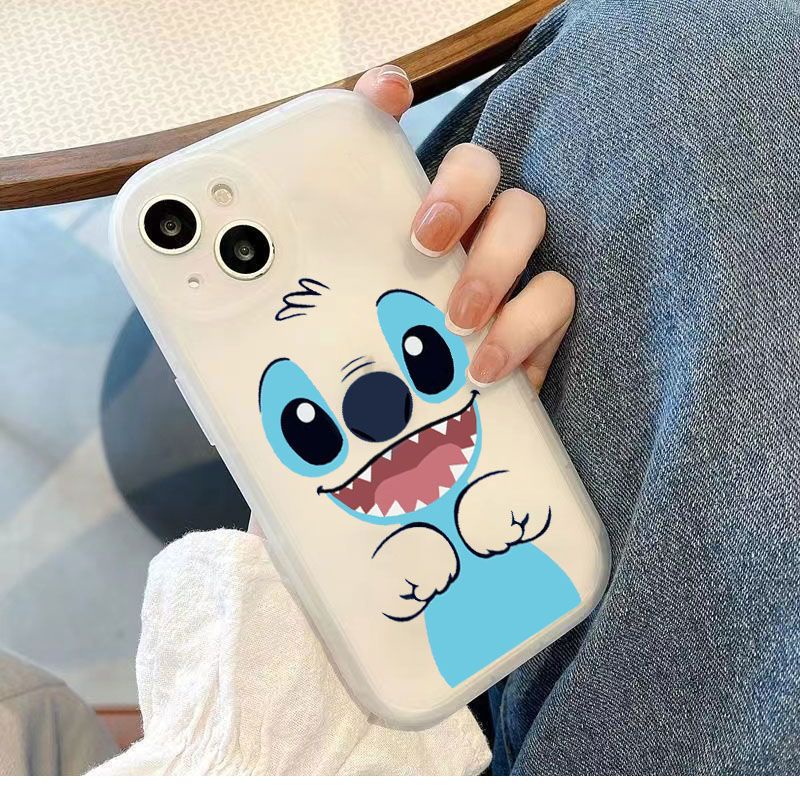 เคสโทรศัพท์มือถือ ซิลิโคนนุ่ม TPU ใส ลายสติตช์น่ารัก สําหรับ iPhone 15 11 14 Pro 12 13 Mini XS Max X XR 7 8 6 6S Plus SE2020