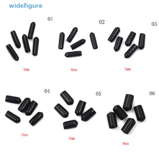 Widefigure 20 ชิ้น ฝาครอบปลายท่อ เกลียวกันน้ํา ยางไวนิล เสาเหล็ก ท่อป้องกันดี