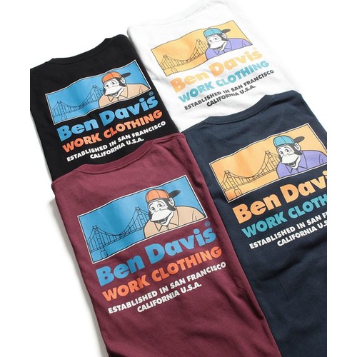 BEN DAVIS BRIDGE GORILLAS ใหม่ ORANGUTAN เสื้อยืดแขนสั้นสําหรับผู้ชายและผู้หญิง