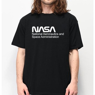 【เสื้อยืดใหม่】เสื้อยืดคอกลม สีดำ แขนยาว แฟชั่น แนวสตรีท street NASA 003 TSHIRT NEW COLLECTION