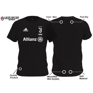 เสื้อกีฬาแขนสั้น ลายทีมฟุตบอล JVNTS (DX4+Jeep+Allianz) JuveXX Pre Match Player Football Futsall Jersi Bola Sepak