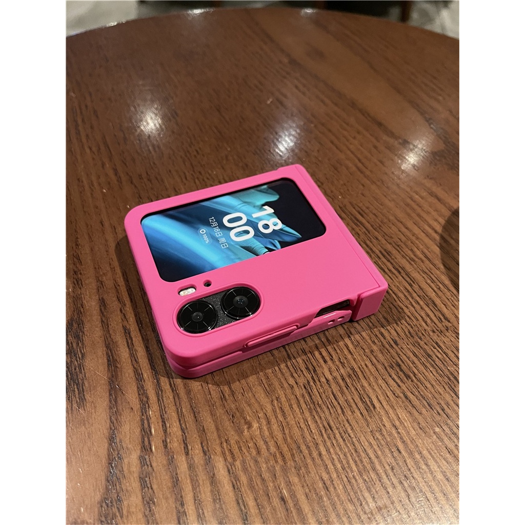 เคสโทรศัพท์มือถือ แบบฝาพับ กันกระแทก สีแคนดี้ หรูหรา เรียบง่าย สําหรับ OPPO Find N3 Flip findn2 Flip Find N2 ราคา ถูกที่สุด ดีลบีเคเค แกลเลอรีภาพที่ 5