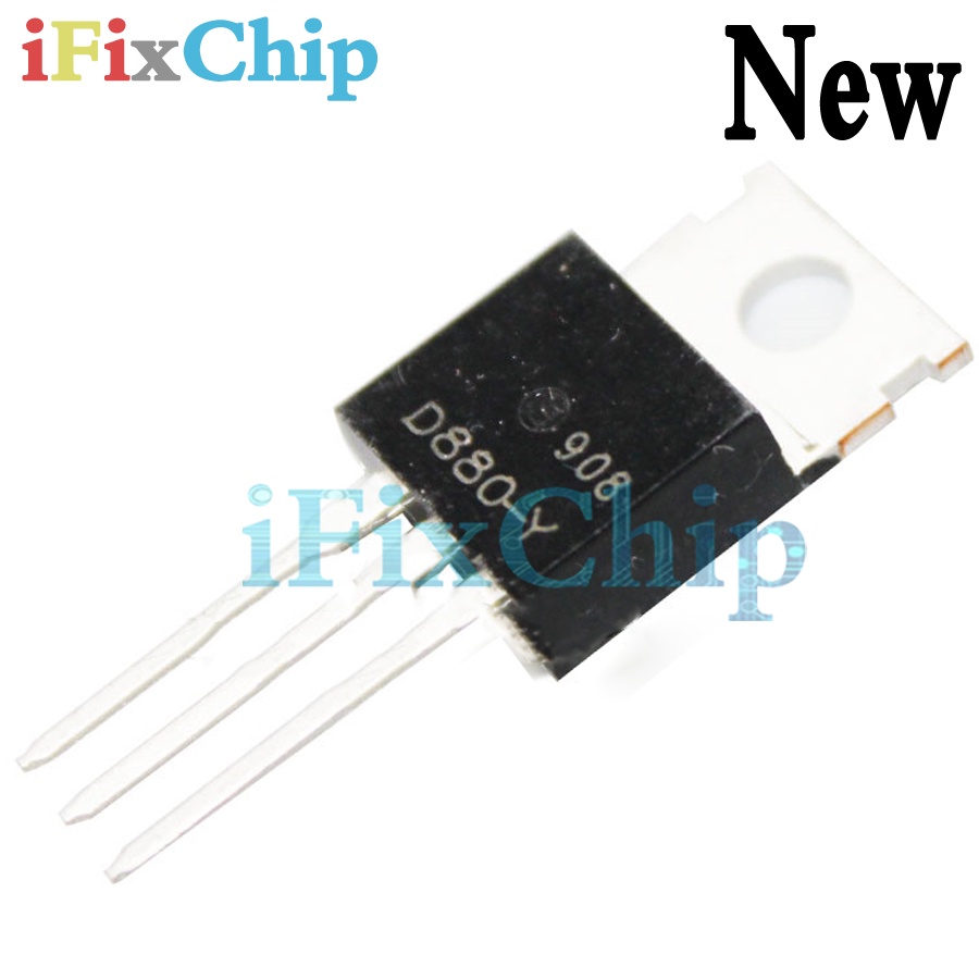 10pcs KSD880 TO-220 D880 D880-Y KSD880-Y KSD880Y NPN ทรานซิสเตอร์ 3A 60V ทรานซิสเตอร์ใหม่