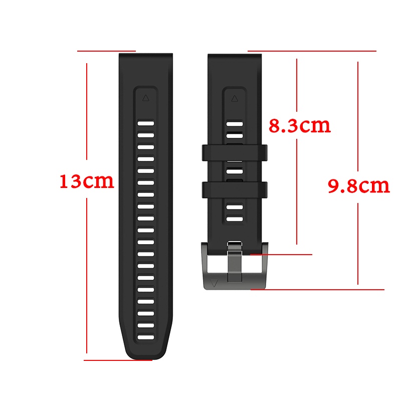 สายนาฬิกาข้อมือซิลิโคน สไตล์สปอร์ต สําหรับ Garmin Fenix 7 7x