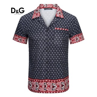 4523 DG เสื้อยืดแขนสั้นลําลอง แฟชั่นสําหรับผู้ชาย