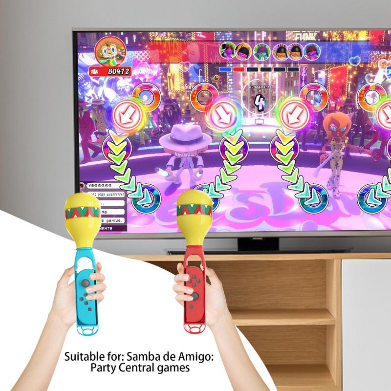 Sambasde Amigo จอยสติ๊กควบคุมเกม สําหรับ Nintendo Switch & Switch Oled JoyCon
