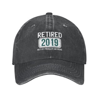 หมวกกีฬา หมวกคาวบอย ลาย Retired 2019 Not My Problem Anymore Wild