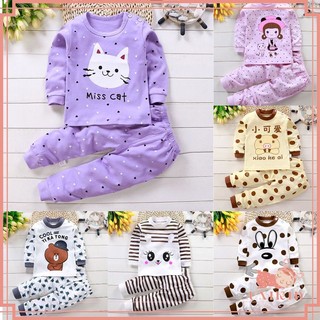 UNIKID SETELAN ANAK 0 - 4 TAHUN PIYAMA ANAK BAJU ANAK BAJU PANJANG CELANA PANJANG