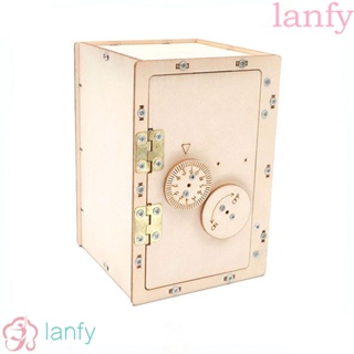 Lanfy กล่องล็อกเชิงกล DIY ของเล่นวิทยาศาสตร์ เพื่อการเรียนรู้ สําหรับเด็ก