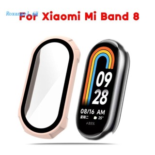 Rox ฟิล์มกระจกนิรภัยกันรอยหน้าจอ แบบแข็ง สําหรับ Mi-Band 8