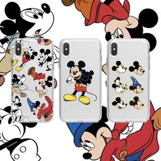 เคสโทรศัพท์มือถือ แบบนิ่ม ลายการ์ตูนมิกกี้ เมาส์ สําหรับ iPhone 14 Pro Max 13 12 Mini 11 XS XR X 8 7 Plus 6S 6 SE