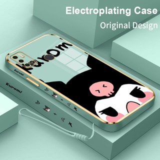 เคสโทรศัพท์มือถือ TPU ลายการ์ตูนคุโรมิ มีลายด้านข้าง ป้องกันกล้อง สําหรับ Tecno Spark 6 Air Spark 5 Air 6 Go 2020