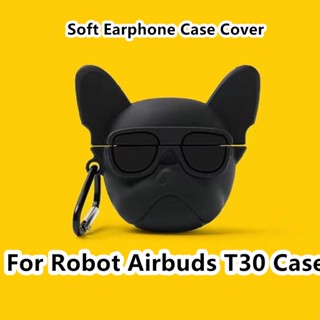 【Trend Front】เคสหูฟัง แบบนิ่ม ลายการ์ตูนเป็ด สําหรับ Robot Airbuds T30 Airbuds T30