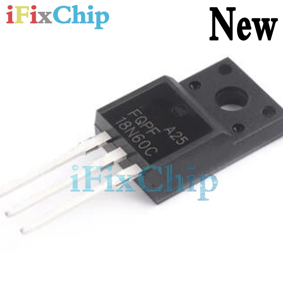 5PCS FQPF18N60 FQPF18N60C K18A60 18NM60N TO-220F ยี่ห้อใหม่