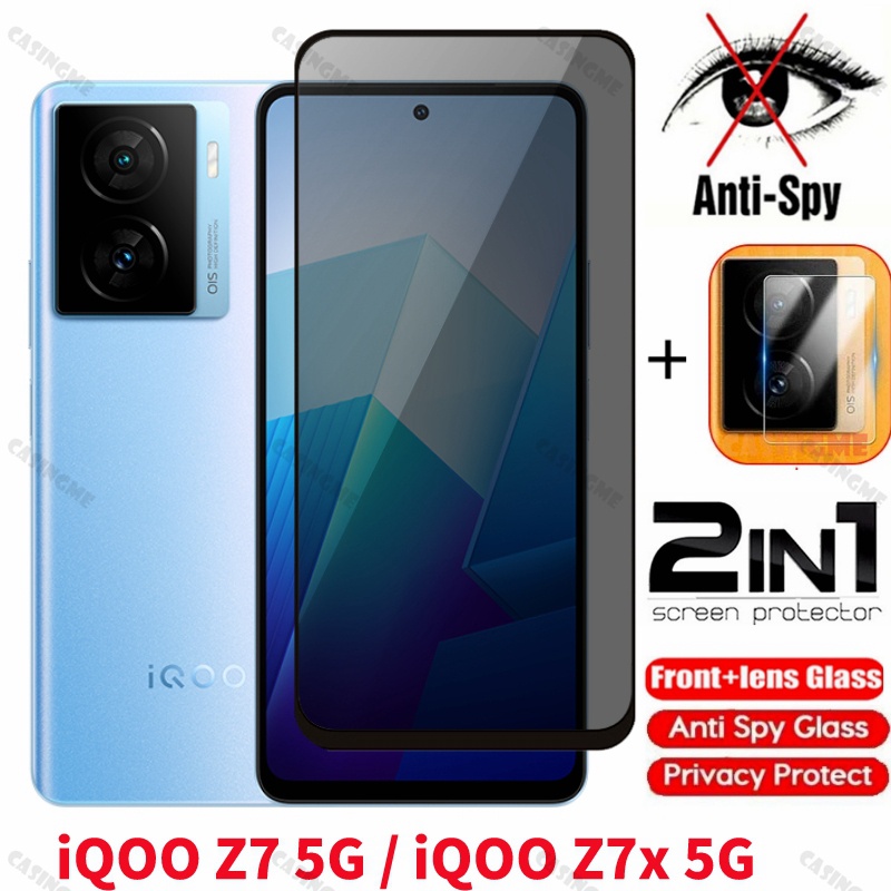 Iqoo Z7 Z9 Z9x 5G Z7X 2023 ฟิล์มกระจกนิรภัยกันรอยหน้าจอ ป้องกันการแอบมอง เพื่อความเป็นส่วนตัว สําหรั