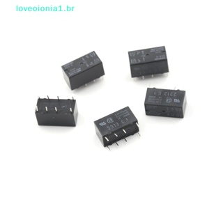 Loveoionia1 รีเลย์สัญญาณต่ํา G5V-2 DC 5V 2A DPDT 8Pin PCB 5 ชิ้น