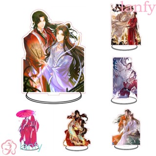 LANFY Fashion Figure Model Toys Acrylic Figure Model Plate Tian Guan Ci Fu Xie Lian Decoration Toys Cartoon Anime Ornaments Stand Model Toys Hua Cheng Acrylic Stand Figure