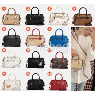 Coach 2300 1496 1495 1497 C9947 CC430 CD444 CD445 CC944 Mini Rowan กระเป๋าสะพายไหล่/กระเป๋าถือ/หนังวัว/ขนาดเล็ก