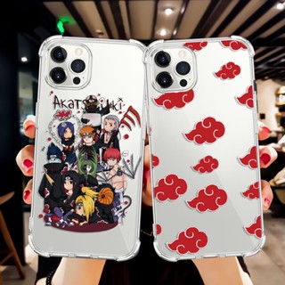 เคสโทรศัพท์มือถือแบบนิ่ม TPU ใส กันกระแทก ลายการ์ตูนนารูโตะ สําหรับ iPhone 14 Pro Max 11 12 13 Mini XR X XS 7 8 Plus SE 2020