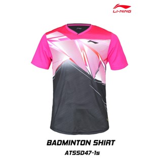 LI-NING เสื้อแบดมินตัน รุ่น ATSSD47 BADMINTON T-SHIRT