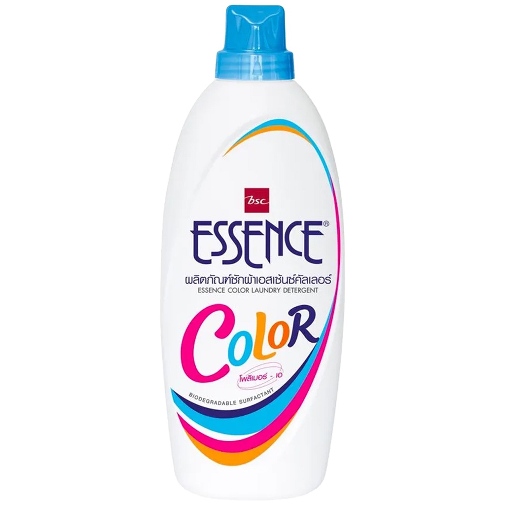 LeeMart น้ำยาซักผ้า เอสเซ้นซ์ BSC Essence 900ML ซักผ้าสี จาก BSC Essence คัลเลอร์ สูตรผ้าสี ขนาด 900