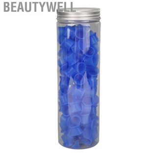 Beautywell 100pcs Tattoo  Cups Thicken Silicone U Shape Disposable Elastic ACM