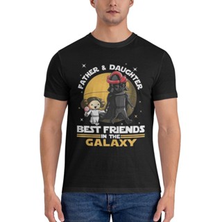 เสื้อยืด ผ้าฝ้าย พิมพ์ลายกราฟฟิค Best Dad In The Galaxy 2