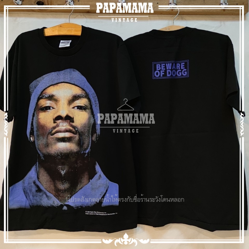 GOOD TY[ SNOOP DOGG ] Beware of DOGG album promo shirt @1993 แร๊ป เสื้อฮิปฮอปวินเทจ papamama vintage