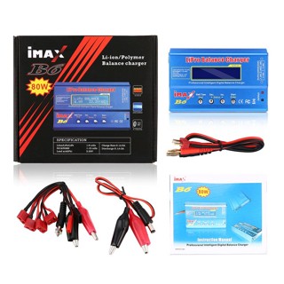 ที่ชาร์จแบตเตอรี่ดิจิทัล iMAX B6 Lipo NiMh Li-ion Ni-Cd สําหรับรถบังคับ