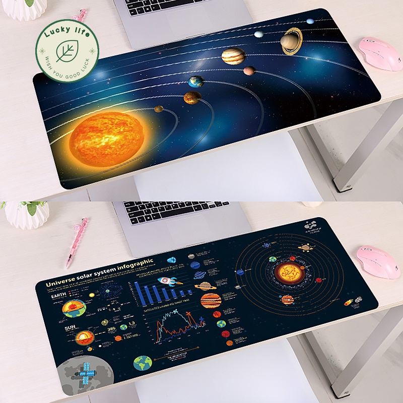luckylife แผ่นรองเมาส์ เกมมิ่ง ขนาดใหญ่ 80x30ซม.