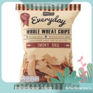 (แพ็ค2)De La Lita Whole Wheat Chips Bbq 70g/เดอ ลา ลิต้า โฮลวีท ชิปส์ บาร์บีคิว 70g